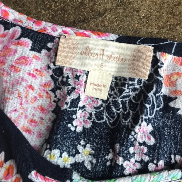 Altar'd State Bright Floral Romper - Picture 2 of 6